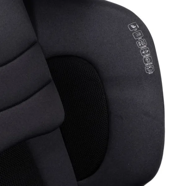 Puck Autostoel Enzo Groep 2/3 Donker Grijs Met Mesh> Autostoel Groep 2/3 (15-36Kg)|Autostoel Groep 1/2/3 (9-36Kg)