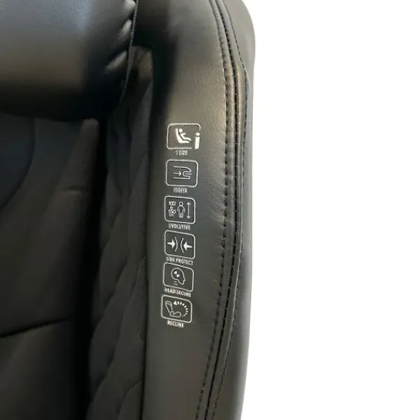 Puck Autostoel Enzo Groep 2/3 Donker Grijs Met Mesh> Autostoel Groep 2/3 (15-36Kg)|Autostoel Groep 1/2/3 (9-36Kg)