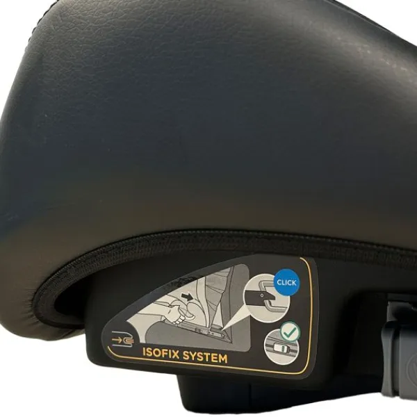 Puck Autostoel Enzo Groep 2/3 Donker Grijs Met Mesh> Autostoel Groep 2/3 (15-36Kg)|Autostoel Groep 1/2/3 (9-36Kg)