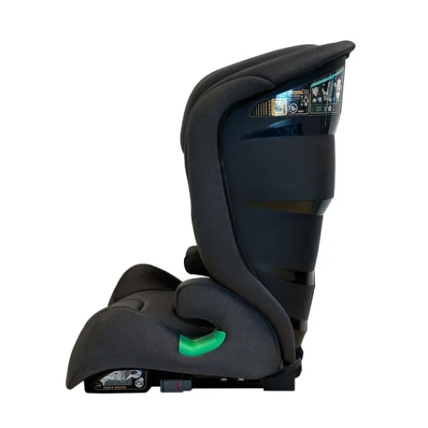 Puck Autostoel Enzo Groep 2/3 Donker Grijs Met Mesh> Autostoel Groep 2/3 (15-36Kg)|Autostoel Groep 1/2/3 (9-36Kg)