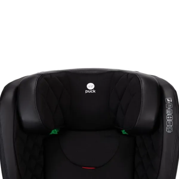 Puck Autostoel Enzo Groep 2/3 Donker Grijs Met Mesh> Autostoel Groep 2/3 (15-36Kg)|Autostoel Groep 1/2/3 (9-36Kg)