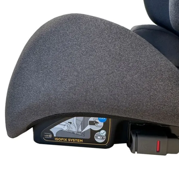Puck Autostoel Enzo Groep 2/3 Donker Grijs Met Mesh> Autostoel Groep 2/3 (15-36Kg)|Autostoel Groep 1/2/3 (9-36Kg)