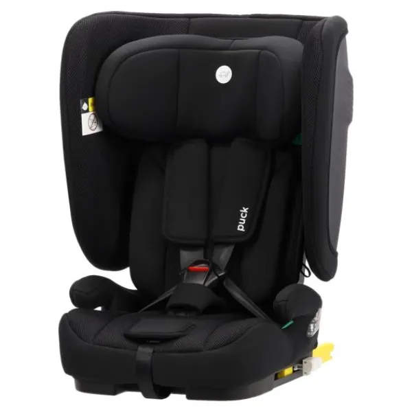Puck autostoel JIM-black opvouwbaar Groep 1/2/3 (76-150 cm)> I-Size Autostoelen|Autostoel Groep 1/2/3 (9-36Kg)
