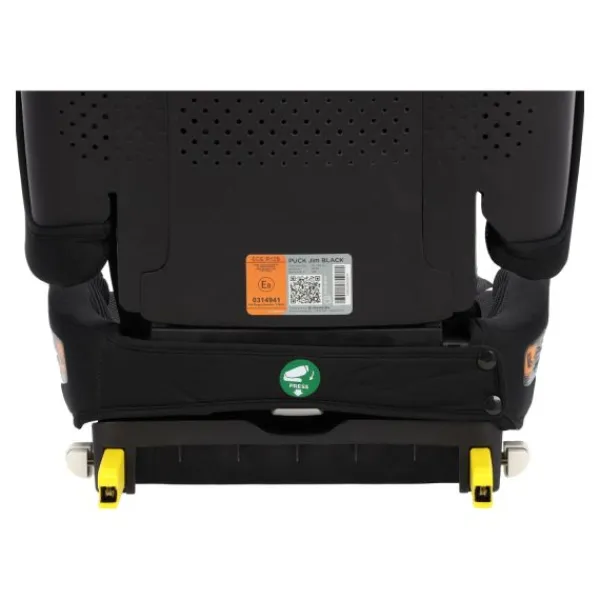 Puck autostoel JIM-black opvouwbaar Groep 1/2/3 (76-150 cm)> I-Size Autostoelen|Autostoel Groep 1/2/3 (9-36Kg)