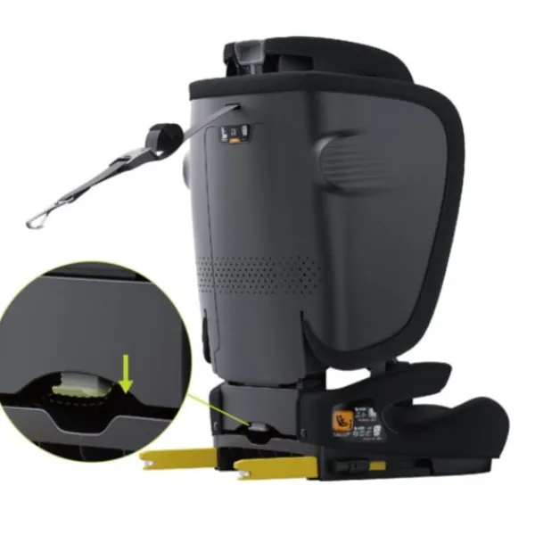 Puck autostoel JIM-black opvouwbaar Groep 1/2/3 (76-150 cm)> I-Size Autostoelen|Autostoel Groep 1/2/3 (9-36Kg)