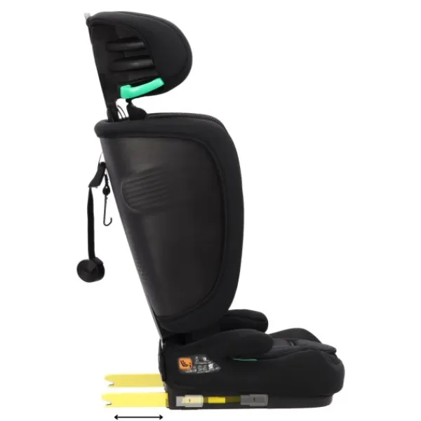Puck autostoel JIM-black opvouwbaar Groep 1/2/3 (76-150 cm)> I-Size Autostoelen|Autostoel Groep 1/2/3 (9-36Kg)