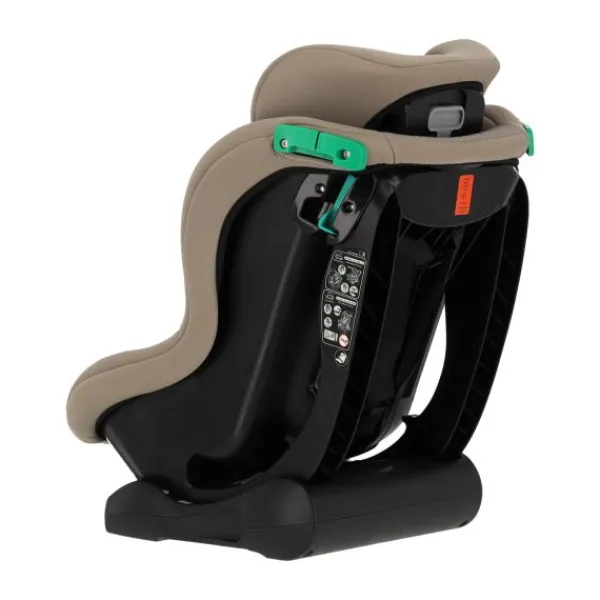 Puck autostoel Uno taupe (40-105cm) Gordelbevestiging> I-Size Autostoelen
