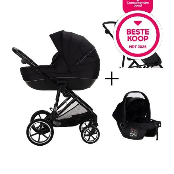 Puck Kinderwagen 3-in-1 Carl Grijs> Wandelwagens|Complete Kinderwagens