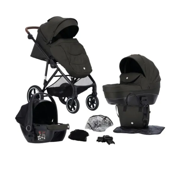 Puck Kinderwagen 3-in-1 Carl Grijs> Wandelwagens|Complete Kinderwagens