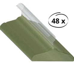 Puck Kledinghanger Kunststof Wit (15 stuks)><noscript><img width=