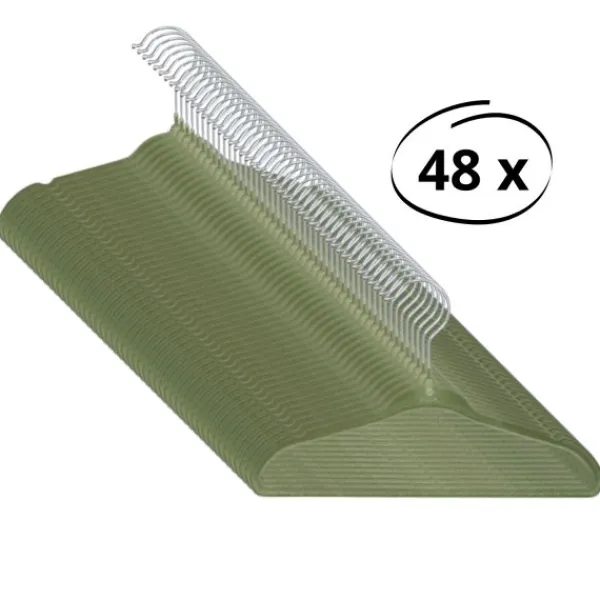 Puck Kledinghanger Kunststof Wit (15 stuks)> Kledinghangers