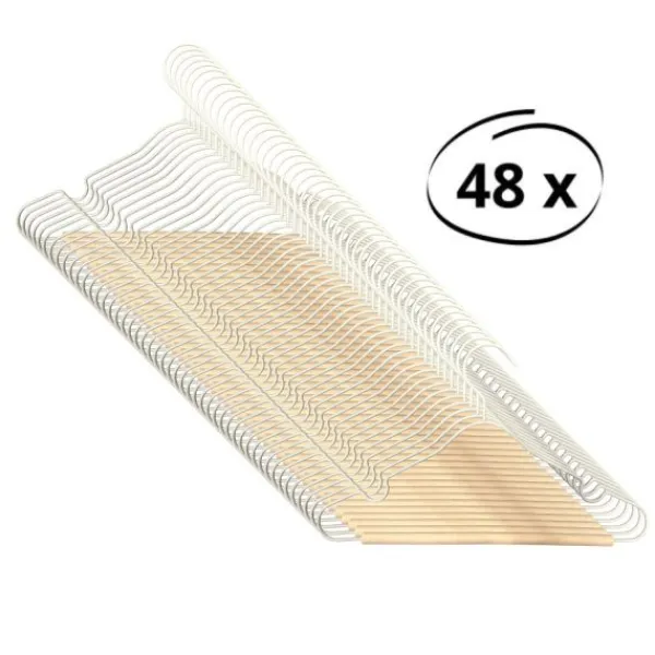 Puck kledinghanger metaal clay set (48 stuks)> Kledinghangers