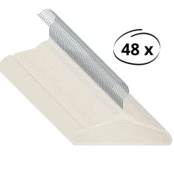 Puck Kledinghanger Metaal - Set van 6 - Zwart><noscript><img width=