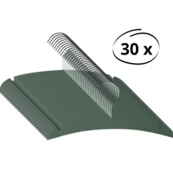 Puck Kledinghanger Metaal - Set van 6 - Zwart><noscript><img width=
