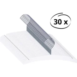 Puck Kledinghanger Metaal - Set van 6 - Zwart><noscript><img width=