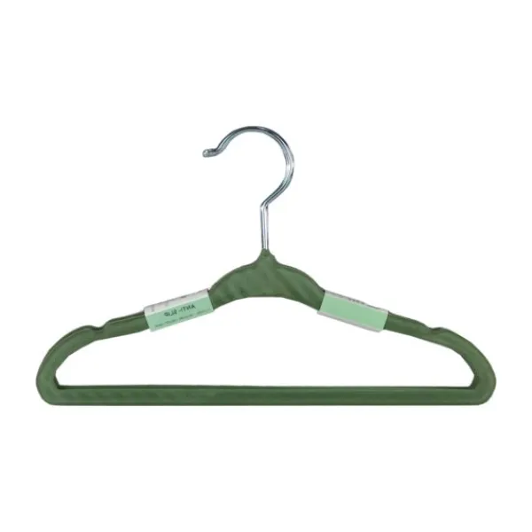 Puck Kledinghanger Velours Ecru (6 stuks)> Kledinghangers