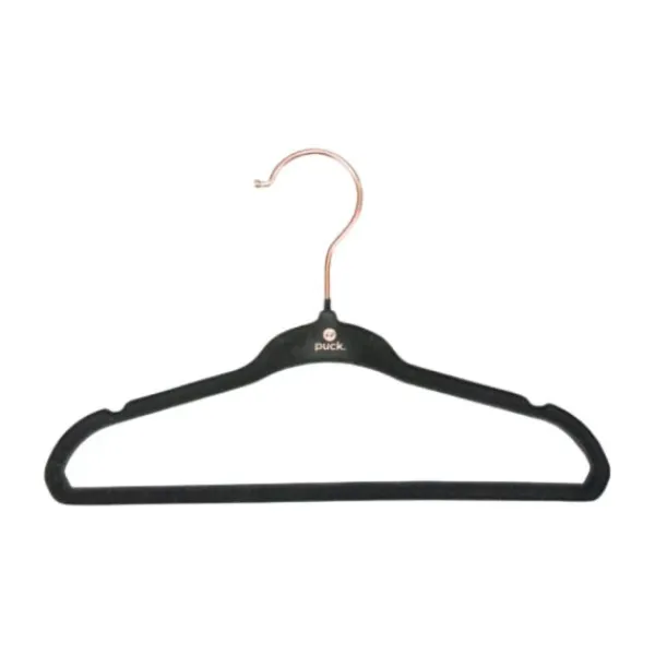 Puck Kledinghanger Velours Ecru (48 stuks)> Kledinghangers