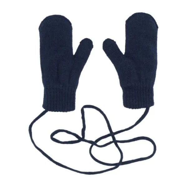 Puck Knit Wanten - Navy> Wanten