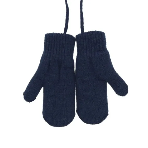 Puck Knit Wanten - Navy> Wanten