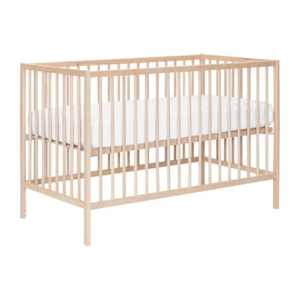 Puck Ledikant Raw Beuken Natural 60x120 cm> Ladekasten|Ledikanten