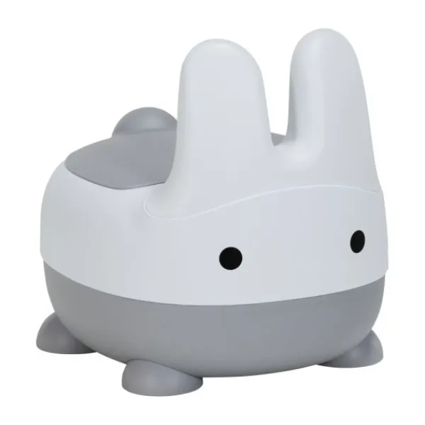 Puck Plaspotje Konijn Wit/Grijs> Potjes En Toilettrainers