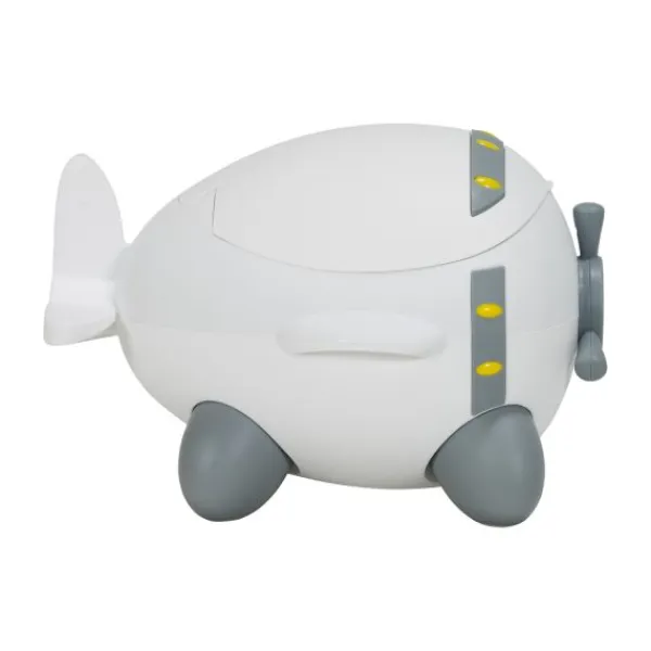 Puck Plaspotje Vliegtuig Wit/Grijs> Potjes En Toilettrainers