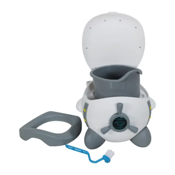 Puck Plaspotje Vliegtuig Wit/Grijs> Potjes En Toilettrainers