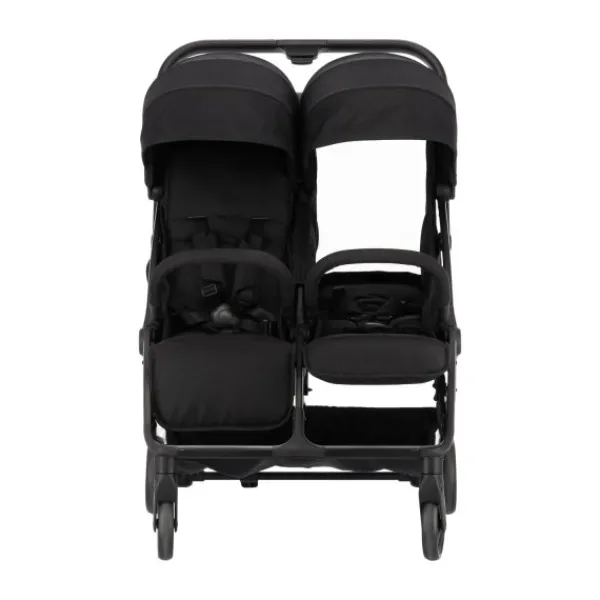 Puck tweeling compact buggy Nicky zwart> Tweeling Buggy's