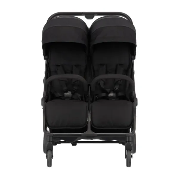 Puck tweeling compact buggy Nicky zwart> Tweeling Buggy's