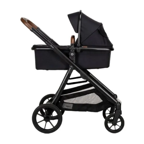 Qute Duo Kinderwagen Q-Twin Jeans Zwart> Uitbreidbare Kinderwagens|Tweeling Kinderwagens