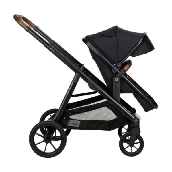 Qute Duo Kinderwagen Q-Twin Jeans Zwart> Uitbreidbare Kinderwagens|Tweeling Kinderwagens