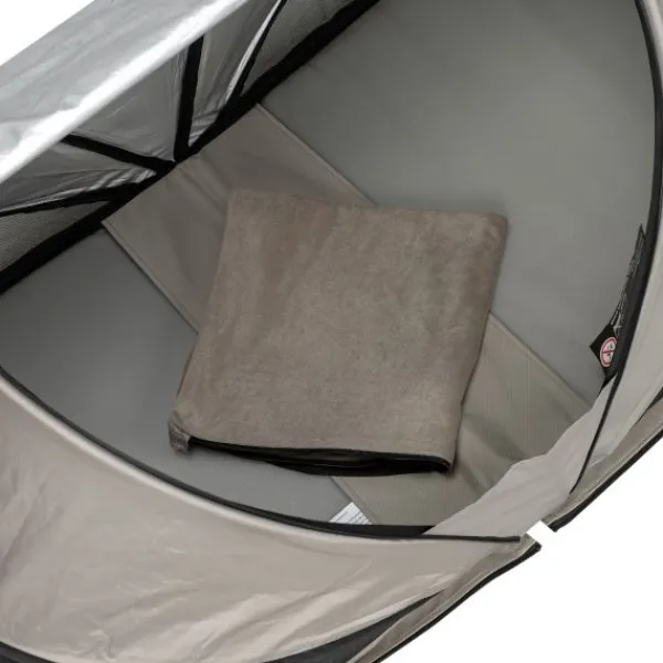 Qute Q-Camp Babytent - Travelcot Black / Desert> Inklapbare Reis Boxen|Inklapbare Reis Boxen