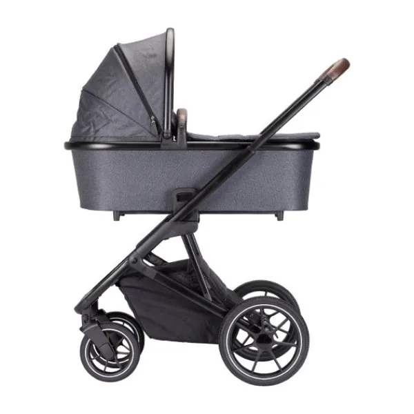 Qute Q-Rider Kinderwagen Zwart Frame/Steelblue> Wandelwagens|Complete Kinderwagens