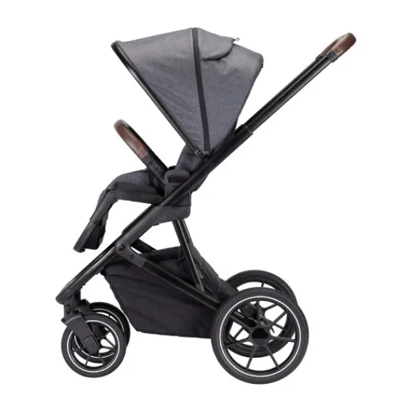 Qute Q-Rider Kinderwagen Zwart Frame/Steelblue> Wandelwagens|Complete Kinderwagens