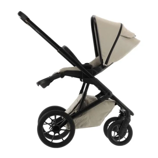 Qute Q-Rider Plus Kinderwagen - Denim Blue | Kidsriver Curve Autostoel - Black> Uitbreidbare Kinderwagens|Wandelwagens
