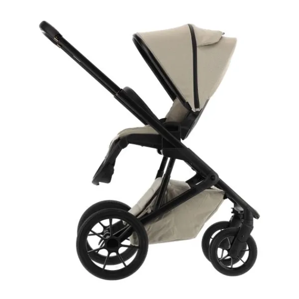 Qute Q-Rider Plus Kinderwagen - Denim Blue | Kidsriver Curve Autostoel - Black> Uitbreidbare Kinderwagens|Wandelwagens