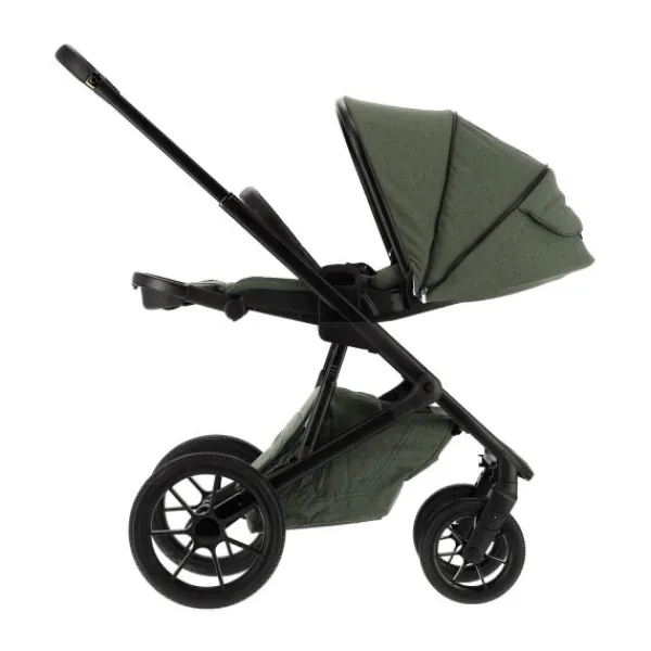 Qute Q-Rider Plus Kinderwagen - Denim Blue | Kidsriver Curve Autostoel - Black> Uitbreidbare Kinderwagens|Wandelwagens