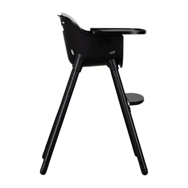 Qute Q-Smack Zwart> Houten Kinderstoelen