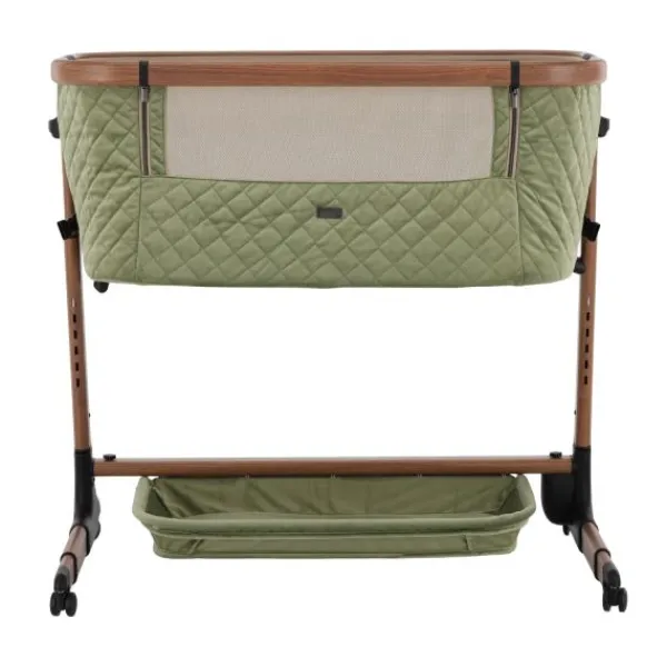 Qute Q-wiggle electric Co-Sleeper cream - white wash> Co-Sleepers