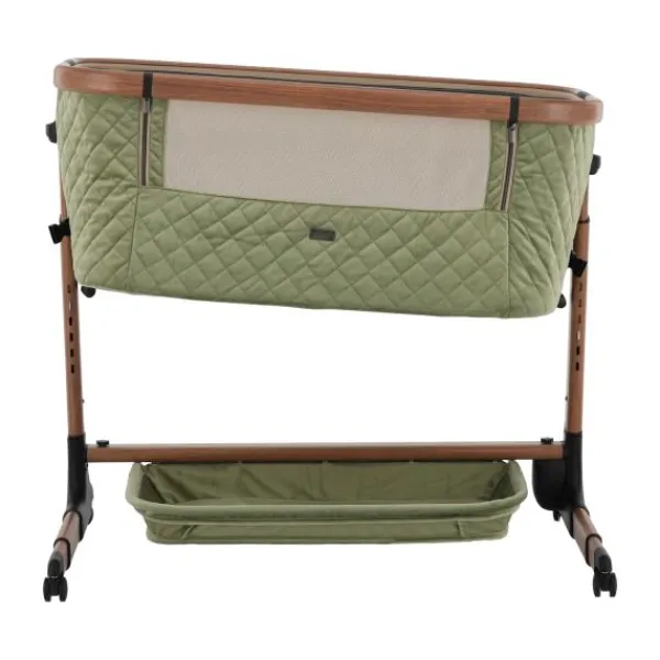 Qute Q-wiggle electric Co-Sleeper cream - white wash> Co-Sleepers