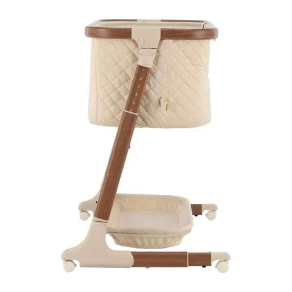 Qute Q-wiggle electric Co-Sleeper cream - white wash> Co-Sleepers