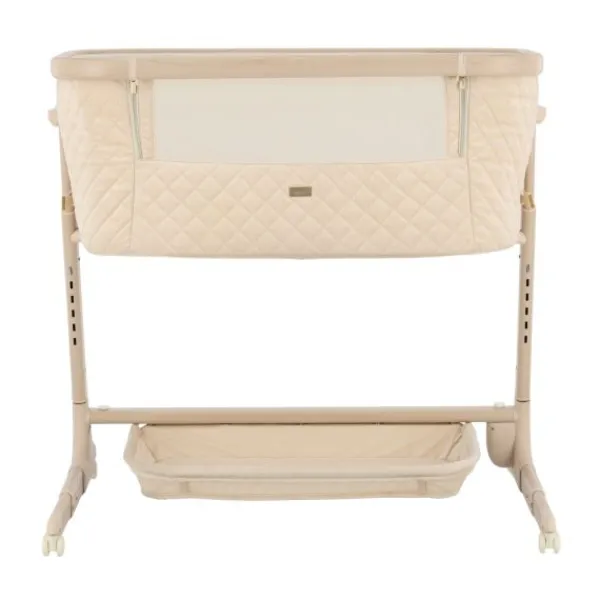 Qute Q-wiggle electric Co-Sleeper cream - white wash> Co-Sleepers