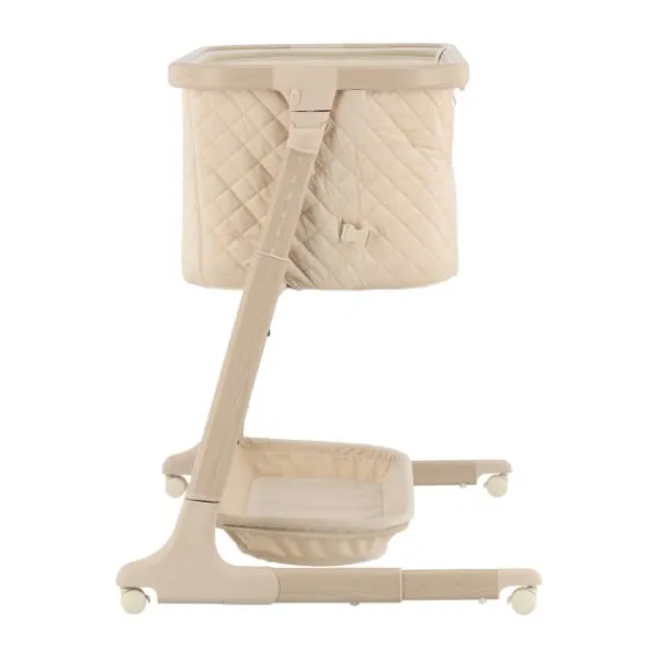 Qute Q-wiggle electric Co-Sleeper cream - white wash> Co-Sleepers
