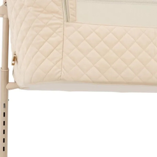 Qute Q-wiggle electric Co-Sleeper cream - white wash> Co-Sleepers
