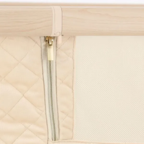 Qute Q-wiggle electric Co-Sleeper cream - white wash> Co-Sleepers