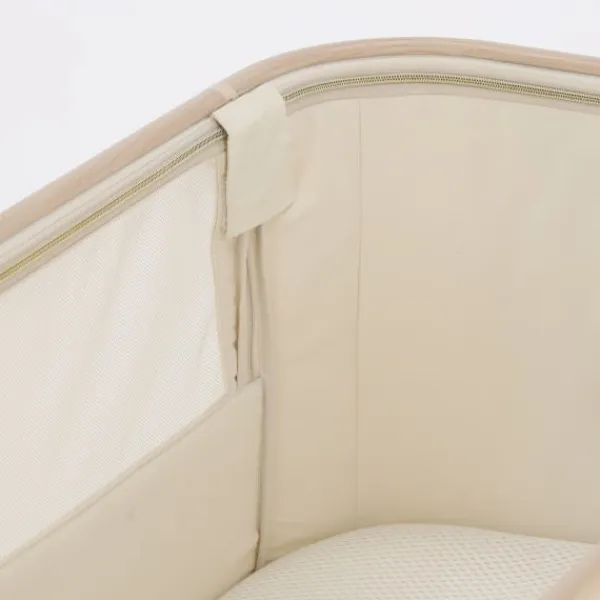 Qute Q-wiggle electric Co-Sleeper cream - white wash> Co-Sleepers