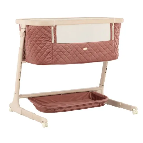Qute Q-wiggle electric Co-Sleeper cream - white wash> Co-Sleepers