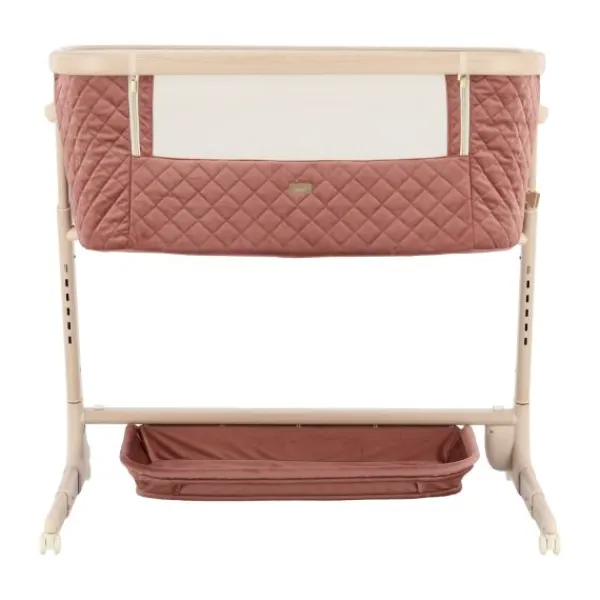 Qute Q-wiggle electric Co-Sleeper cream - white wash> Co-Sleepers