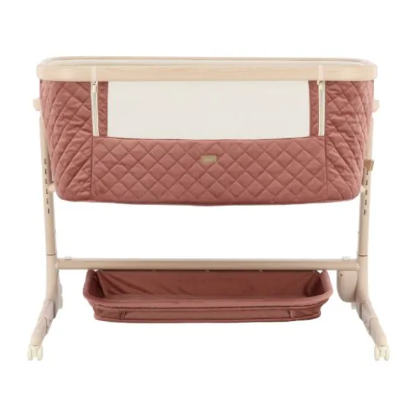 Qute Q-wiggle electric Co-Sleeper cream - white wash> Co-Sleepers