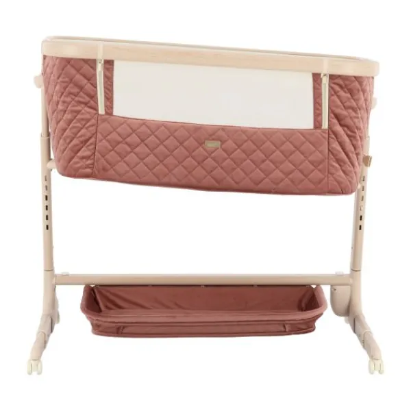 Qute Q-wiggle electric Co-Sleeper cream - white wash> Co-Sleepers